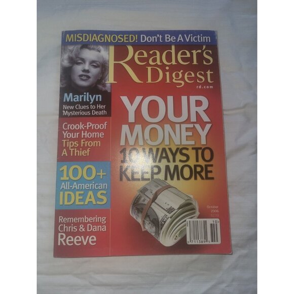 Readers Digest, October 2006, your money 10 ways to keep more - Picture 1 of 3
